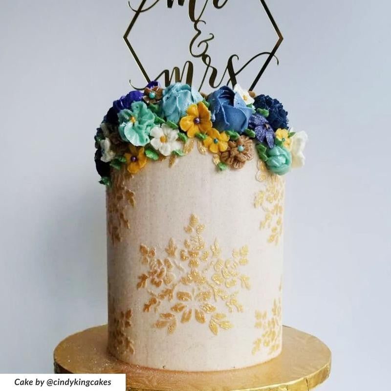 Seamless Cake Stencil - POISE