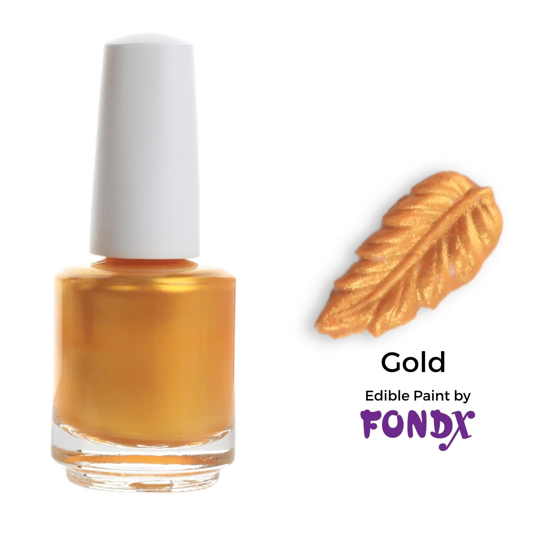 Fast Dry Edible Paints by FondX - Gold
