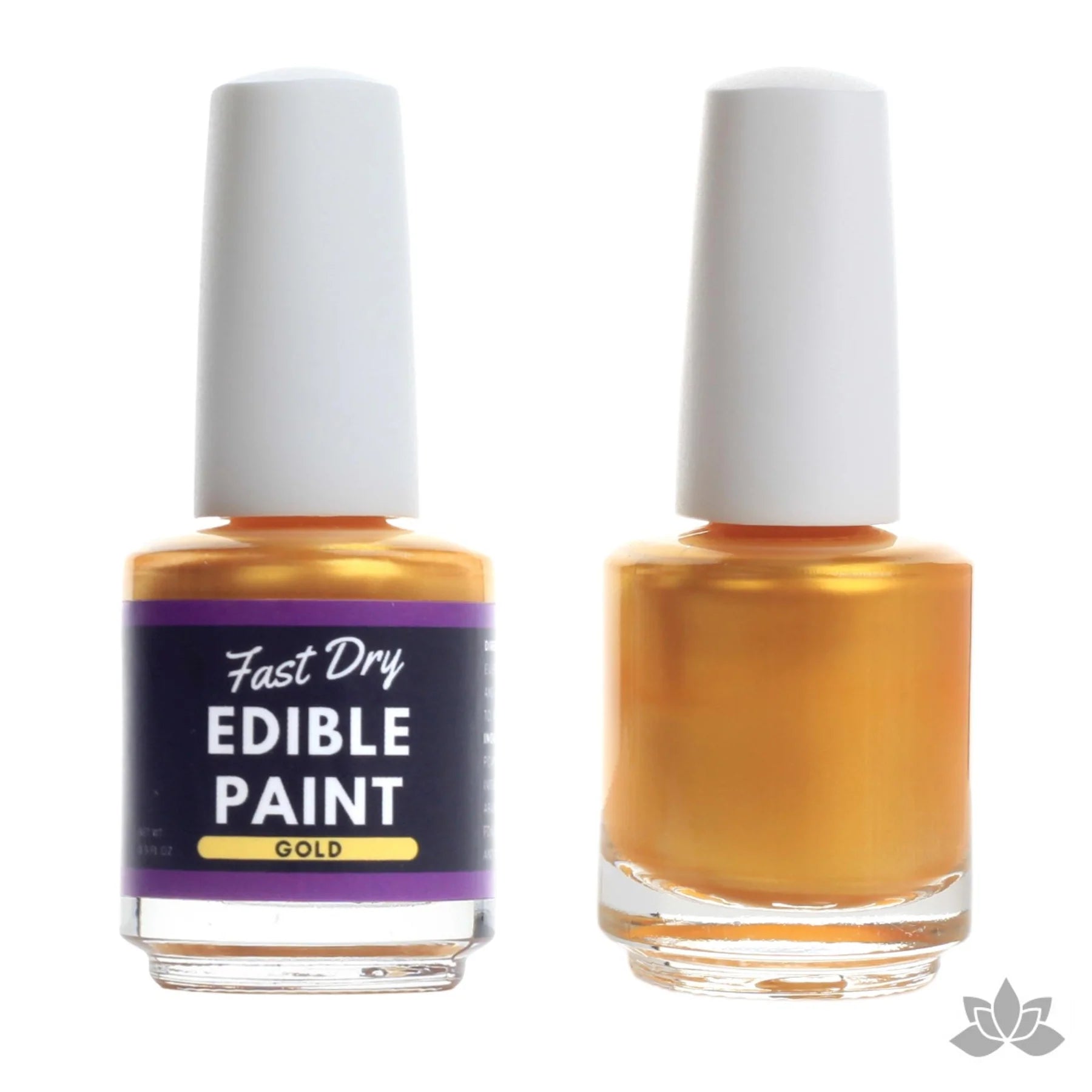 Fast Dry Edible Paints by FondX - Gold