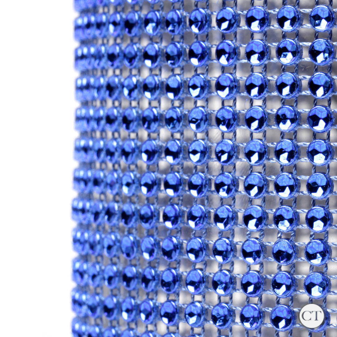 Glam Ribbon Cake Wrap - Blue