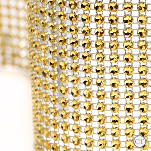 Glam Ribbon Cake Wrap - Gold