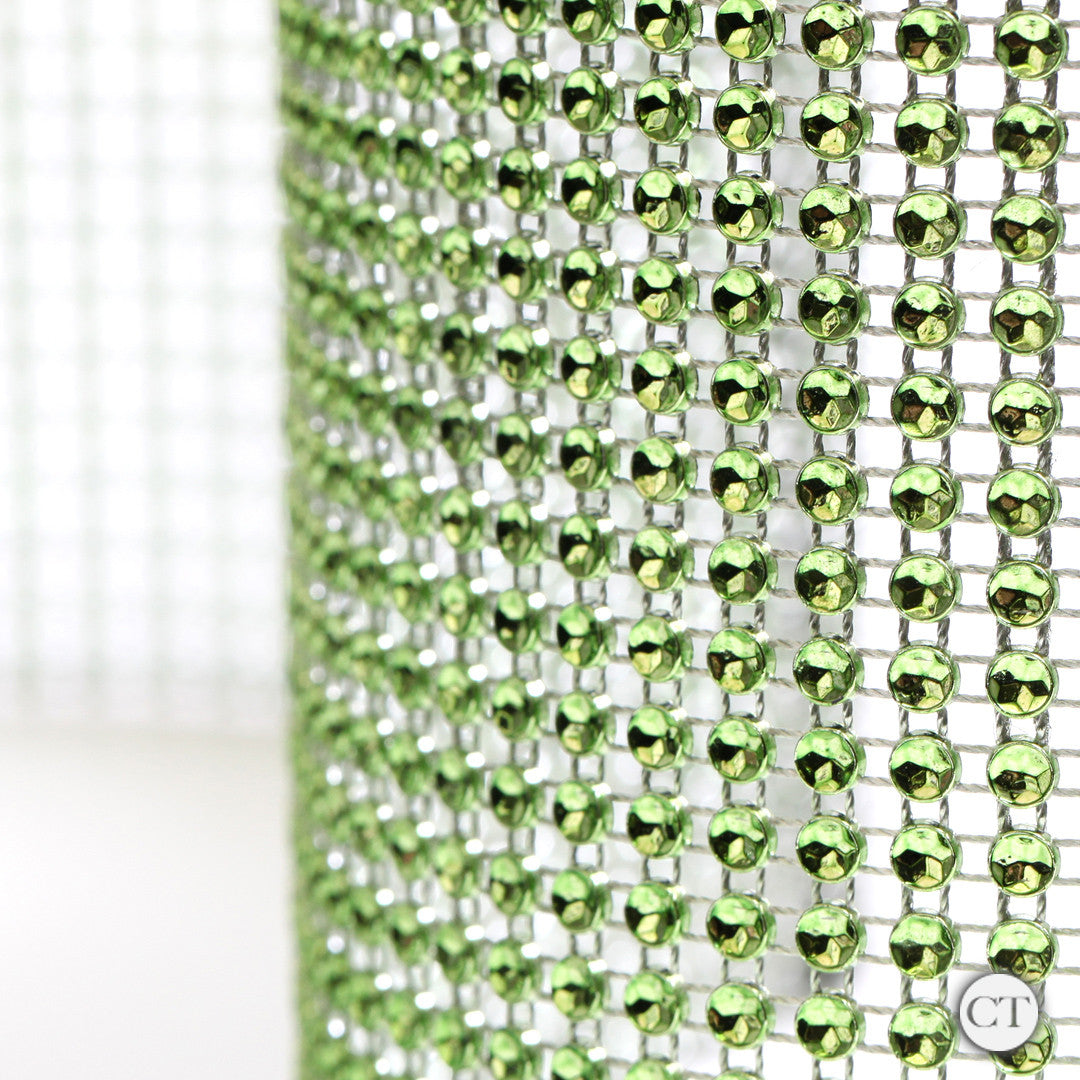 Glam Ribbon Cake Wrap - Green