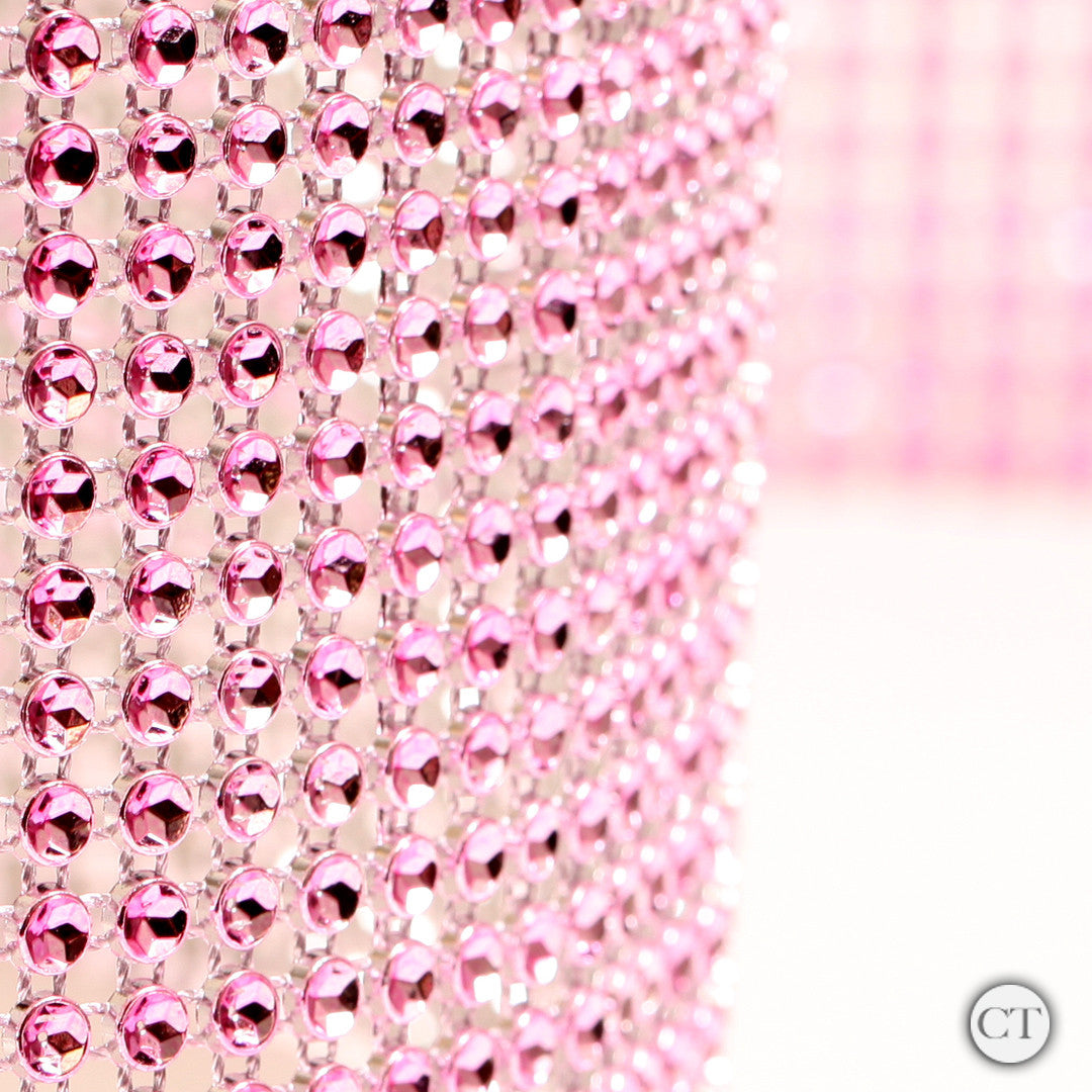 Glam Ribbon Cake Wrap - Pink