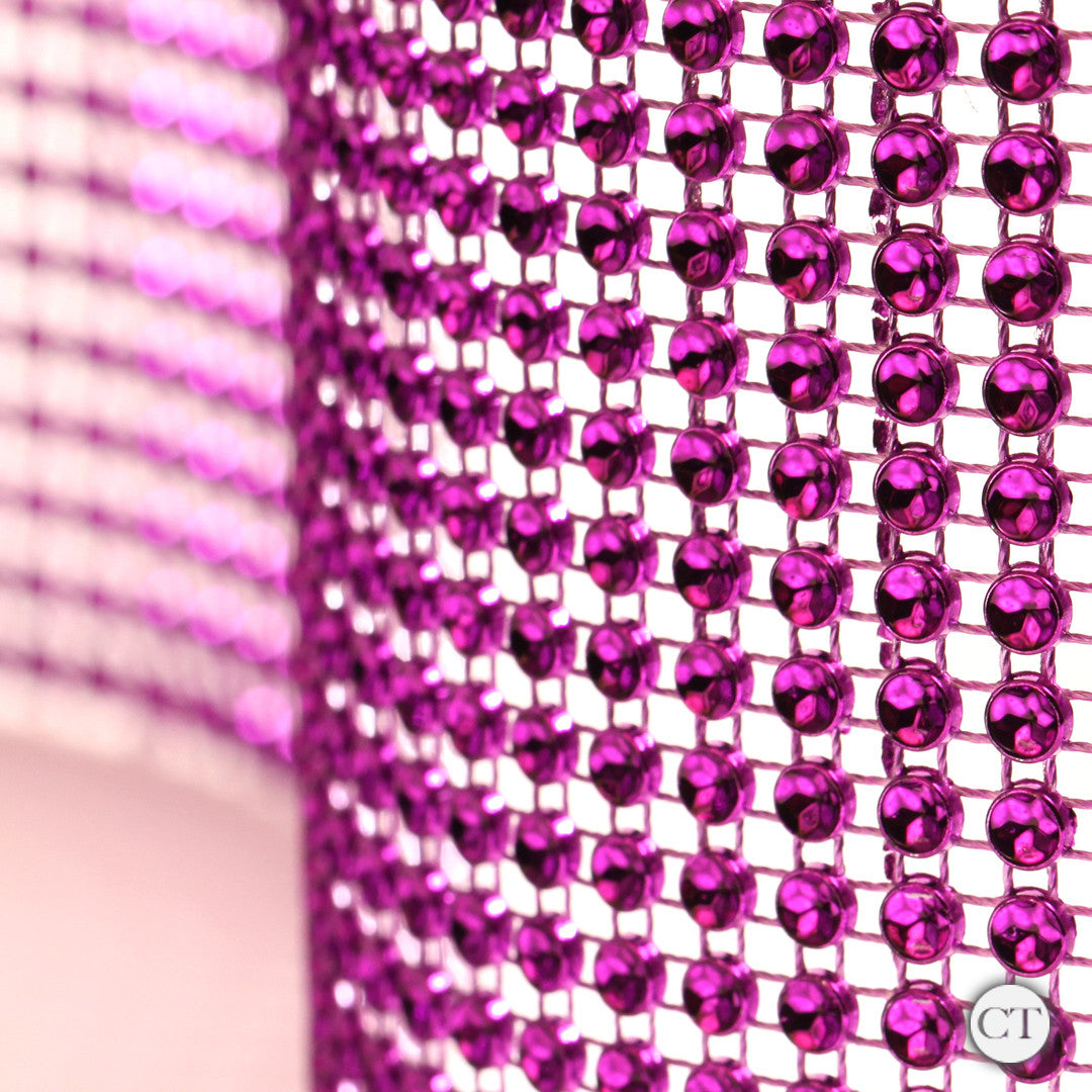Glam Ribbon Cake Wrap - Purple