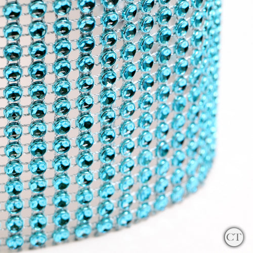 Glam Ribbon Cake Wrap - Teal