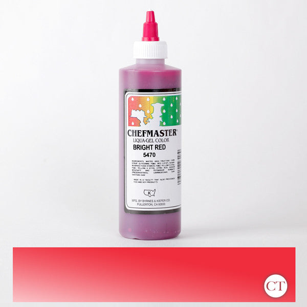 Chefmaster Liqua Gel Food Color - Bright Red