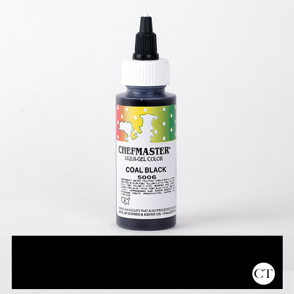 Chefmaster Liqua Gel Food Color - Coal Black