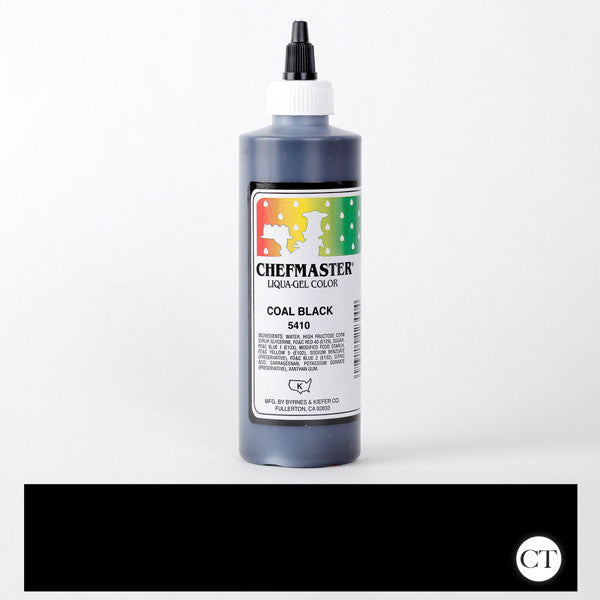 Chefmaster Liqua Gel Food Color - Coal Black