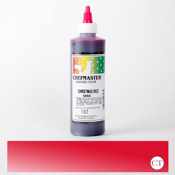 Chefmaster Liqua Gel Food Color - Christmas Red