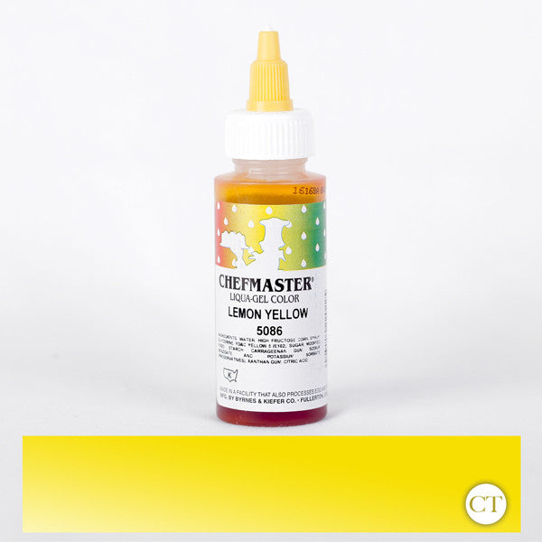 Chefmaster Liqua Gel Food Color - Lemon Yellow