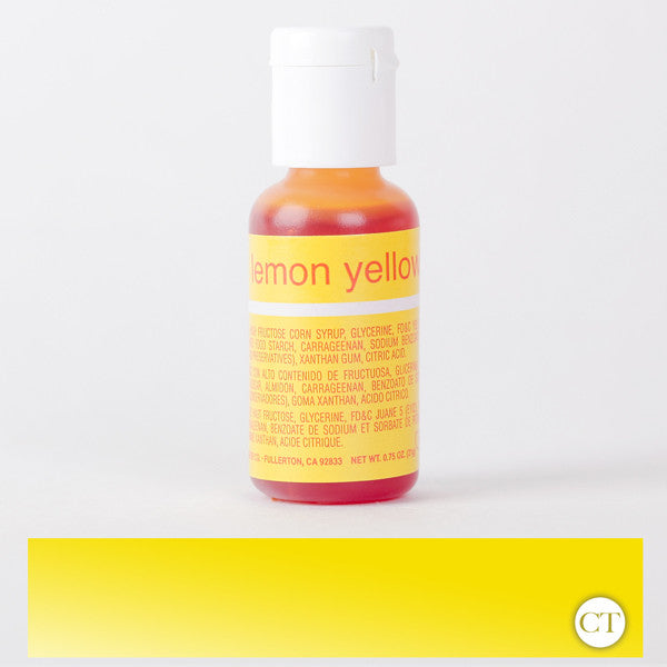 Chefmaster Liqua Gel Food Color - Lemon Yellow