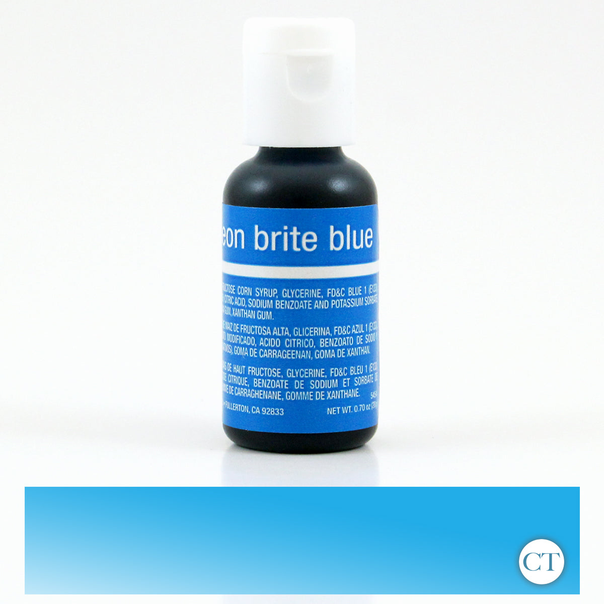 Chefmaster Liqua Gel Food Color - Neon Blue