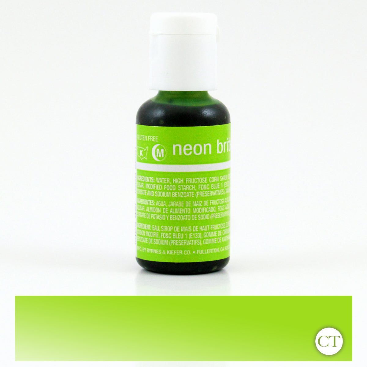 Chefmaster Liqua Gel Food Color - Neon Green