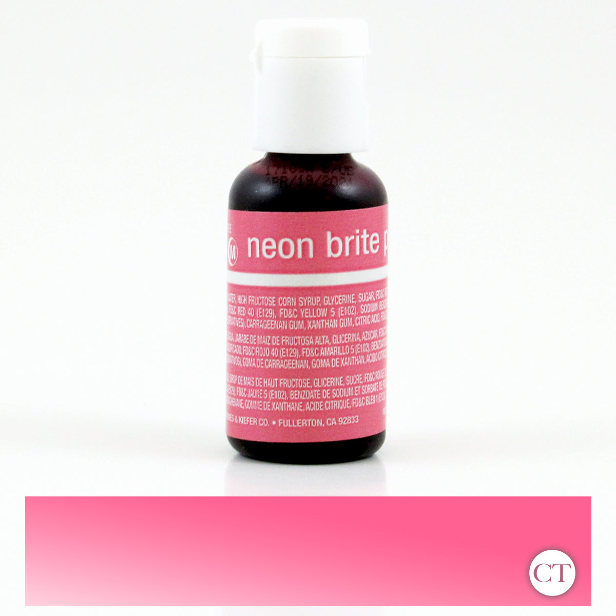 Chefmaster Liqua Gel Food Color - Neon Pink
