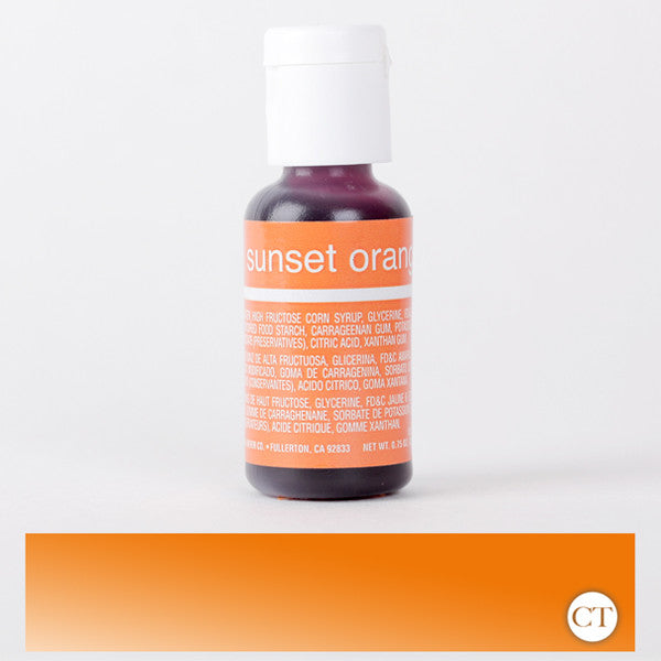 Chefmaster Liqua Gel Food Color - Sunset Orange