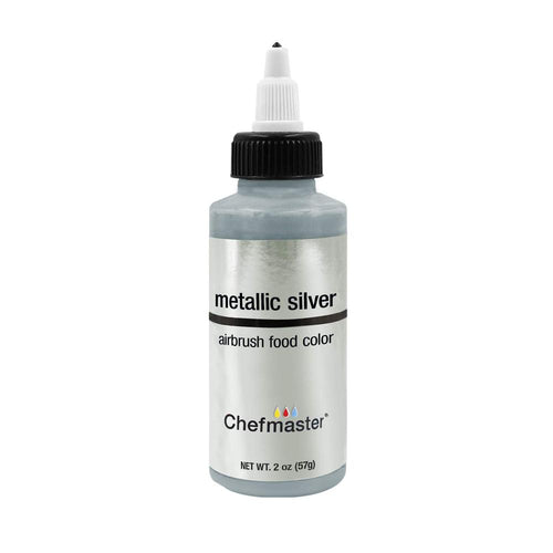 Chefmaster Airbrush Metallic Silver 57gr
