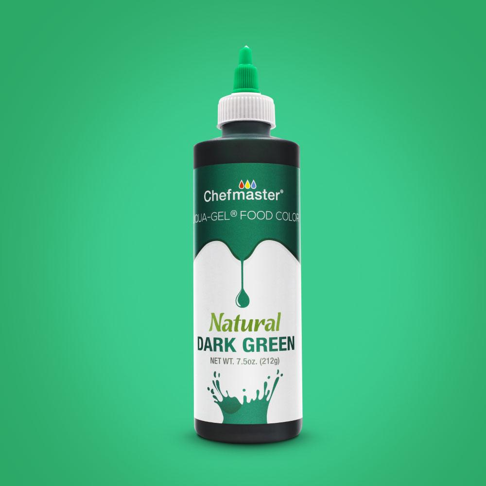 Chefmaster Natural Food Coloring - Dark Green 7.5oz