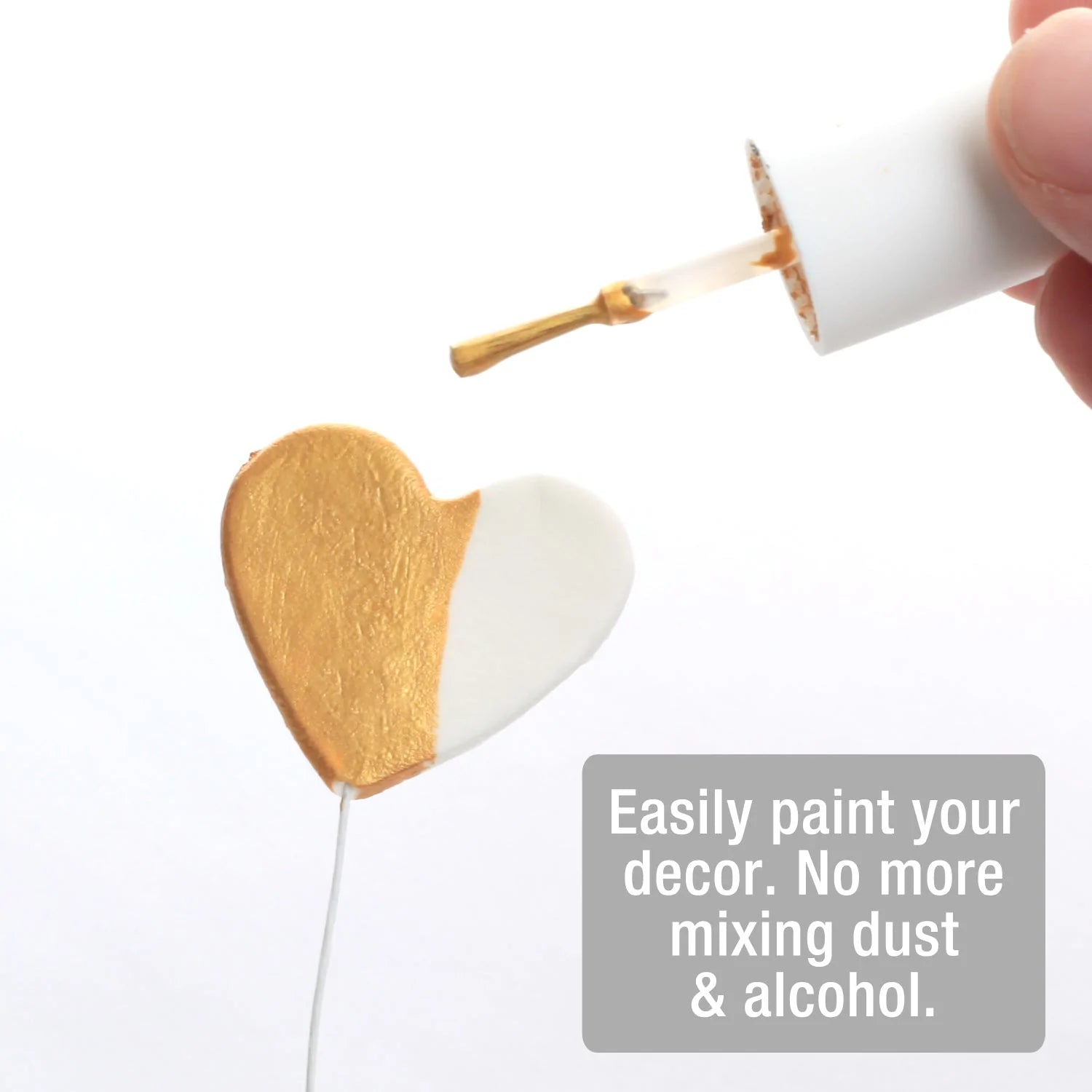 Fast Dry Edible Paints by FondX - Pink Pearl