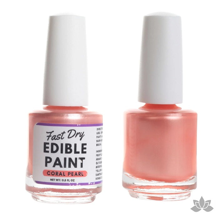 Fast Dry Edible Paints by FondX - Coral Pearl