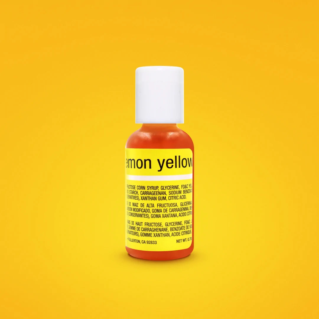 Chefmaster Liqua Gel Food Color - Lemon Yellow