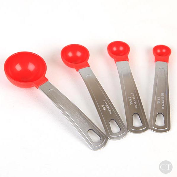 Red Measuring Spoons