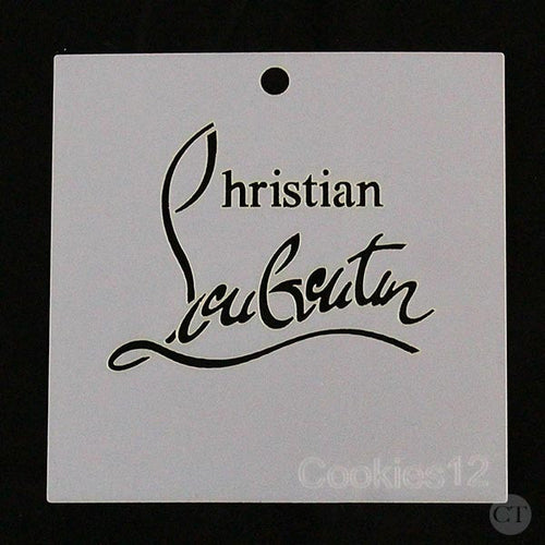 Stencil - Designer Christian Louboutin