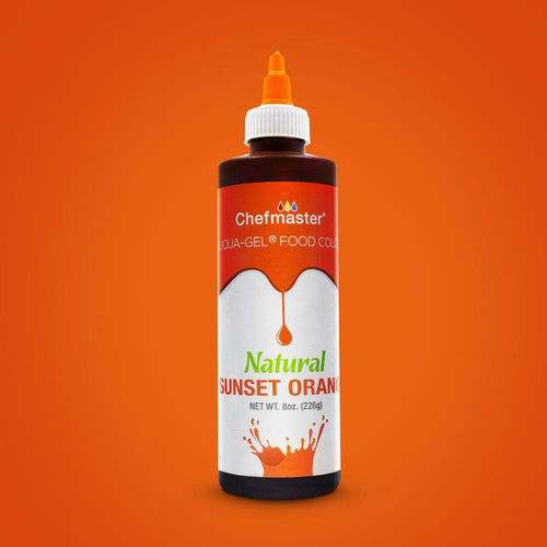 Chefmaster Natural Food Coloring - Sunset Orange 8oz