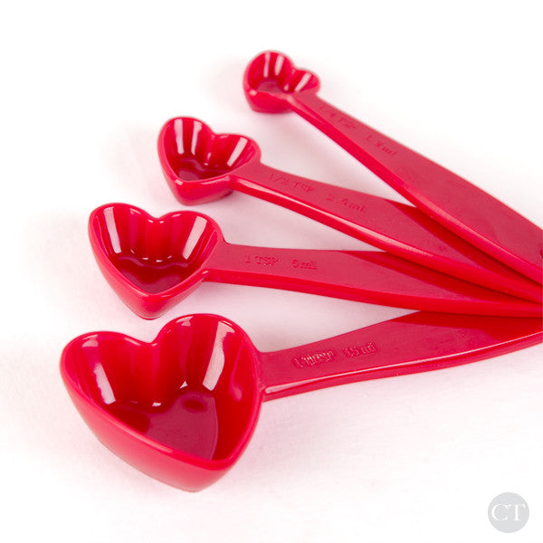 Red Heart Measuring Spoons