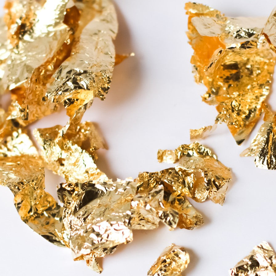 Edible Gold Leaf 24K Foil Kertas Emas Makanan atau Kue
