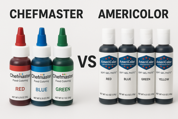 Chefmaster Liqua-Gel vs. AmeriColor Soft Gel