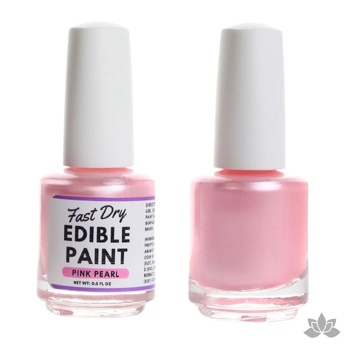 Fast Dry Edible Paints by FondX - Pink Pearl