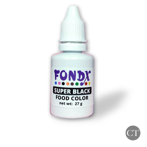 Fondx Super Black Food Color 27gr