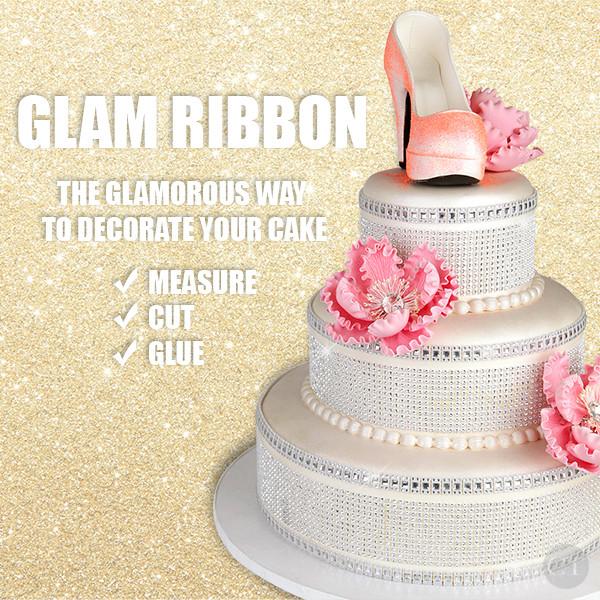 Glam Ribbon Cake Wrap - BUY 1 GET 1