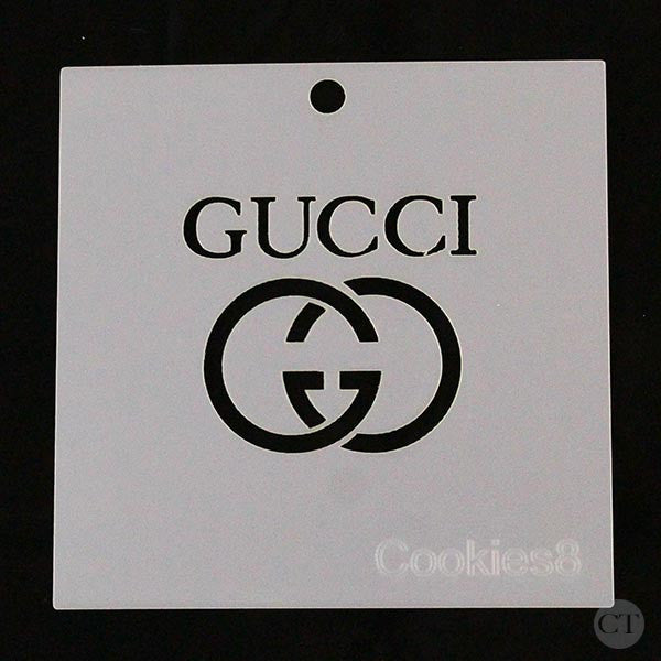 Jual Cake Stencil Gucci - Ukuran 20x20 cm - Jakarta Selatan - Stencil  Custom