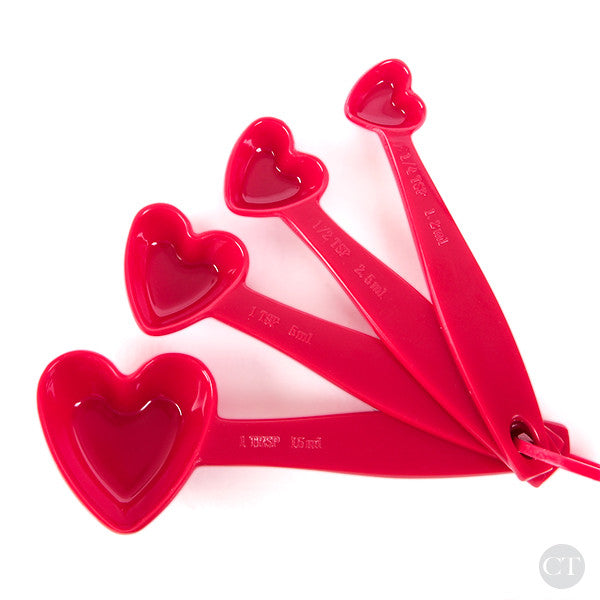 Red Heart Measuring Spoons